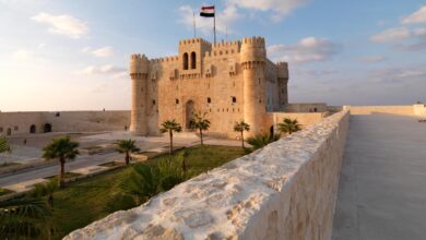 قلعة قايتباى حصن مدينة الاسكندرية