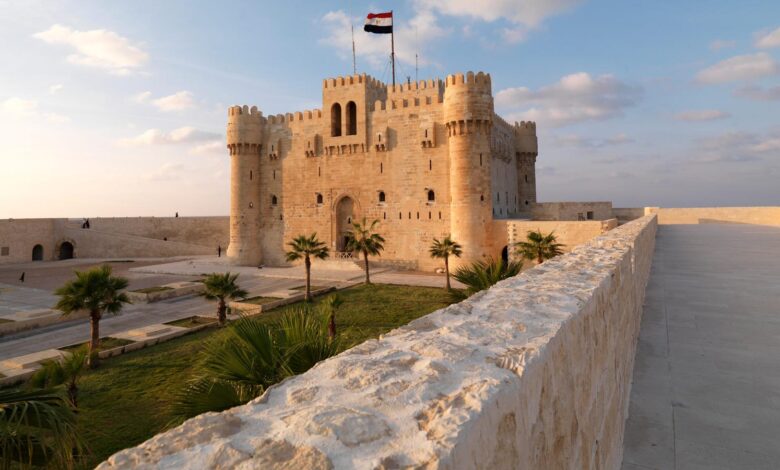 قلعة قايتباى حصن مدينة الاسكندرية