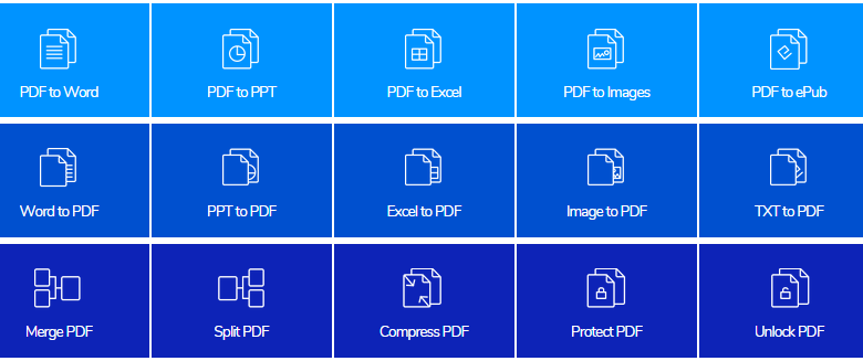 تحويل ملفات PDF الى اي صيغة وتأمينها بكلمة سر