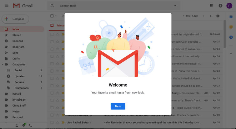 اهم مميزات بريد gmail بعد تحديث جوجل الاخير