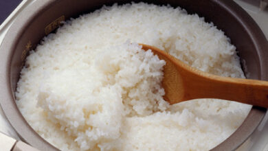 تسخين الأرز