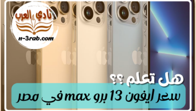 سعر ايفون 13 برو max في مصر